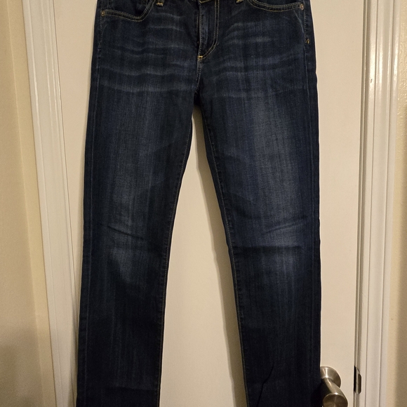AG Adriano Goldschmied Indigo Straight Leg Jeans - Picture 1 of 4